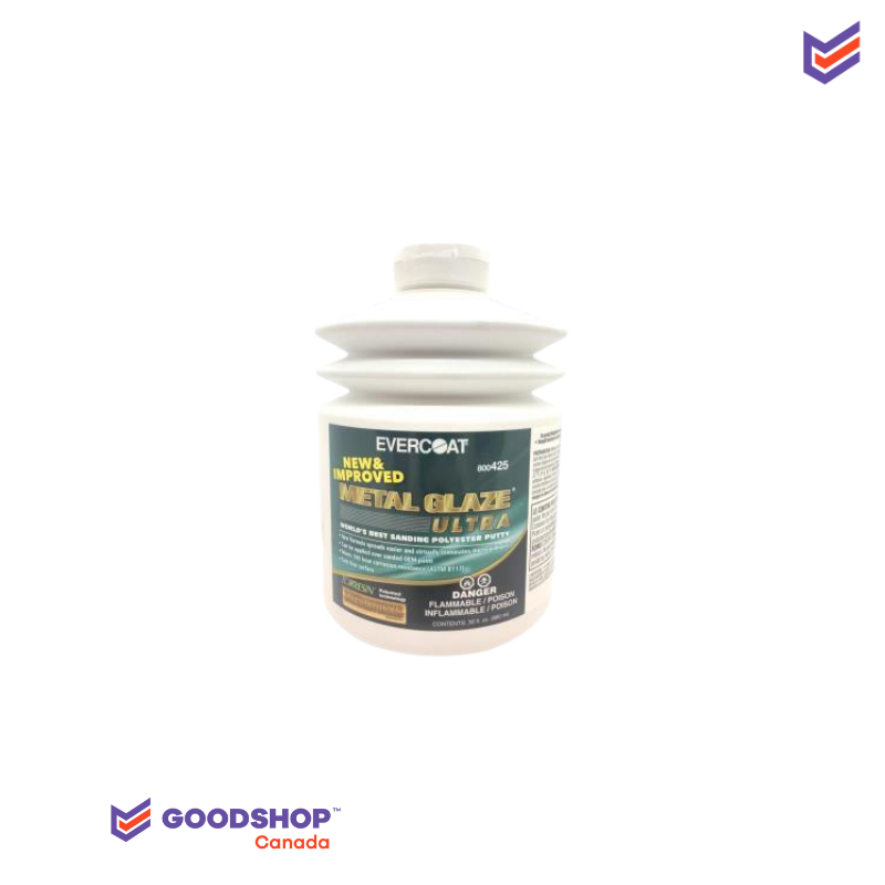 Mastic de finition au polyester Metal Glaze Ultra, bouteille de 880ml