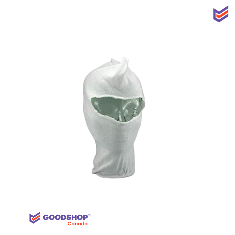 Cagoule de pulvérisation blanche, taille unique